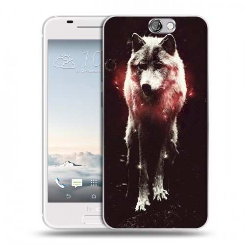 Дизайнерский силиконовый чехол для HTC One A9 Волки