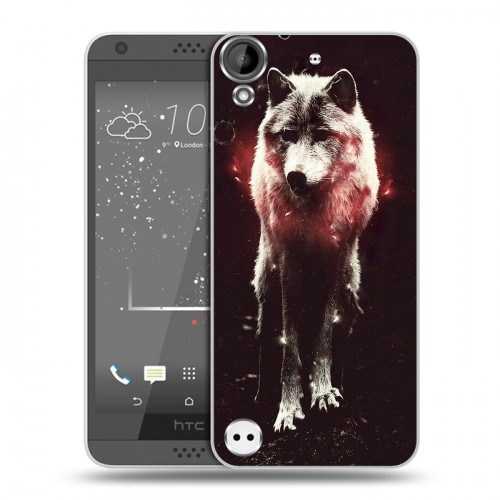 Дизайнерский пластиковый чехол для HTC Desire 530 Волки