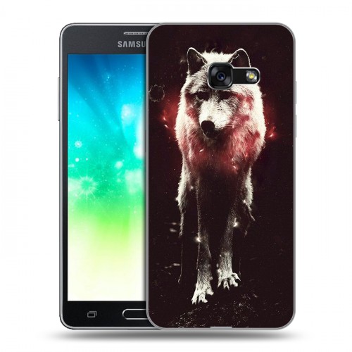 Дизайнерский пластиковый чехол для Samsung Galaxy A3 (2017) Волки