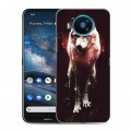 Дизайнерский силиконовый чехол для Nokia 8.3 Волки