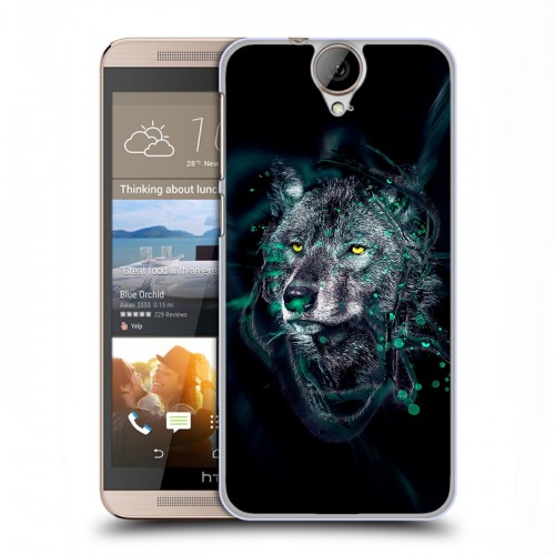Дизайнерский пластиковый чехол для HTC One E9+ Волки