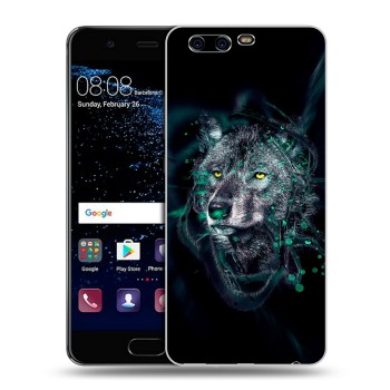 Дизайнерский силиконовый чехол для Huawei P10 Plus Волки (на заказ)