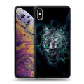 Дизайнерский силиконовый чехол для Iphone Xs Max Волки