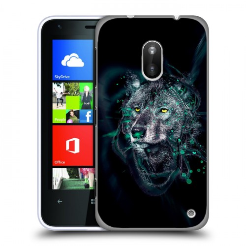 Дизайнерский пластиковый чехол для Nokia Lumia 620 Волки