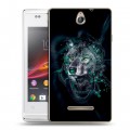 Дизайнерский пластиковый чехол для Sony Xperia E Волки