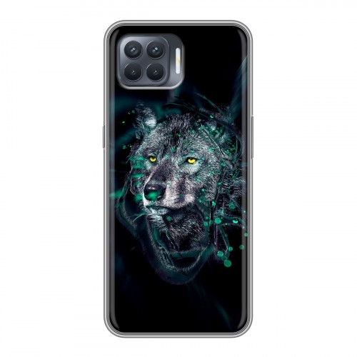 Дизайнерский силиконовый чехол для OPPO Reno4 Lite Волки Дизайнерский силиконовый чехол для OPPO Reno4 Lite Волки