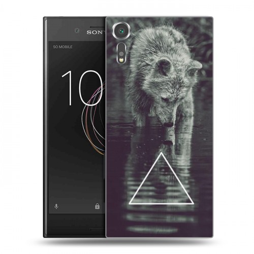 Дизайнерский пластиковый чехол для Sony Xperia XZs Волки