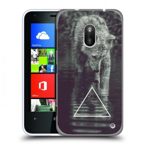 Дизайнерский пластиковый чехол для Nokia Lumia 620 Волки