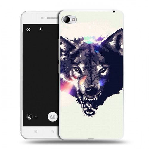 Дизайнерский пластиковый чехол для Lenovo S90 Волки