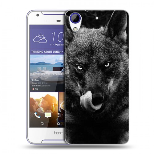 Дизайнерский пластиковый чехол для HTC Desire 830 Волки