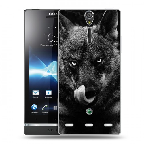 Дизайнерский пластиковый чехол для Sony Xperia S Волки