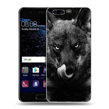 Дизайнерский силиконовый чехол для Huawei P10 Plus Волки (на заказ)