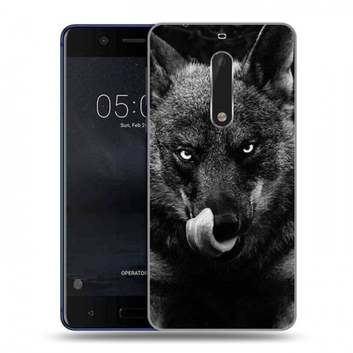 Дизайнерский пластиковый чехол для Nokia 5 Волки