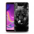 Дизайнерский силиконовый с усиленными углами чехол для Samsung Galaxy A7 (2018) Волки