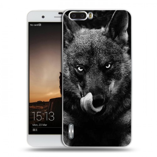 Дизайнерский пластиковый чехол для Huawei Honor 6 Plus Волки
