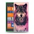 Дизайнерский пластиковый чехол для Nokia Lumia 730/735 Волки