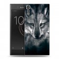 Дизайнерский пластиковый чехол для Sony Xperia XZs Волки