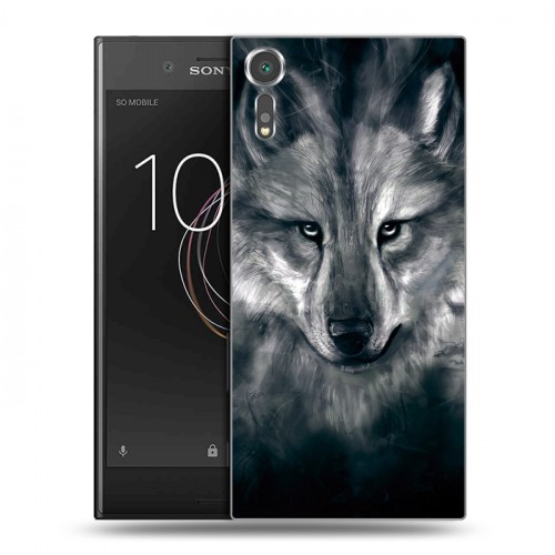 Дизайнерский пластиковый чехол для Sony Xperia XZs Волки