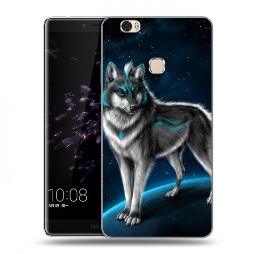 Дизайнерский пластиковый чехол для Huawei Honor Note 8 Волки