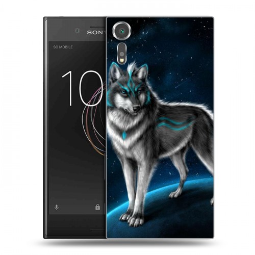 Дизайнерский пластиковый чехол для Sony Xperia XZs Волки