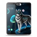Дизайнерский силиконовый чехол для HTC Desire 12 Plus Волки