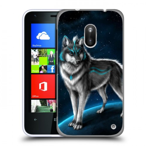 Дизайнерский пластиковый чехол для Nokia Lumia 620 Волки