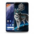 Дизайнерский силиконовый чехол для Nokia 9 PureView Волки