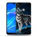 Дизайнерский пластиковый чехол для Huawei Y6 (2019) Волки