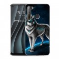 Дизайнерский силиконовый чехол для HTC Desire 20 Pro Волки