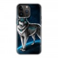 Дизайнерский силиконовый чехол для Iphone 14 Pro Max Волки