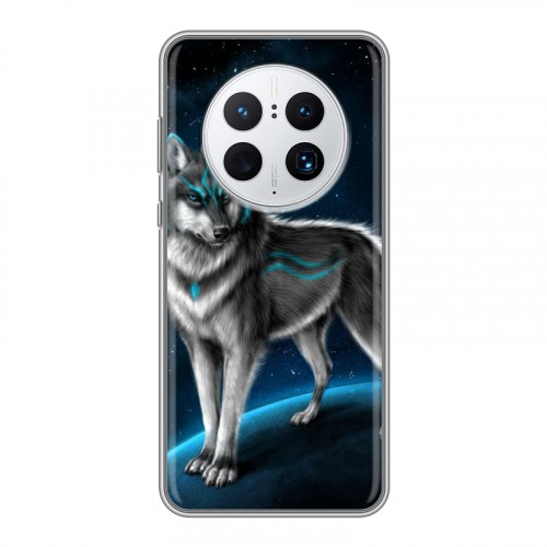 Дизайнерский силиконовый чехол для Huawei Mate 50 Pro Волки