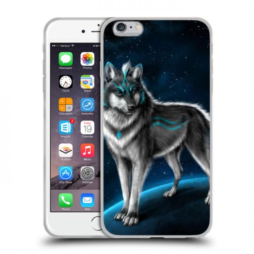 Дизайнерский силиконовый чехол для Iphone 6 Plus/6s Plus Волки