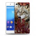 Дизайнерский пластиковый чехол для Sony Xperia Z3+ Волки