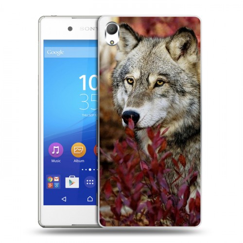 Дизайнерский пластиковый чехол для Sony Xperia Z3+ Волки