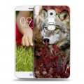 Дизайнерский пластиковый чехол для LG Optimus G2 mini Волки