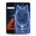 Дизайнерский силиконовый чехол для Wileyfox Storm Волки