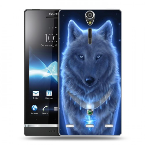 Дизайнерский пластиковый чехол для Sony Xperia S Волки