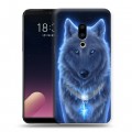 Дизайнерский пластиковый чехол для Meizu 15 Plus Волки