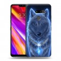 Дизайнерский пластиковый чехол для LG G8 ThinQ Волки