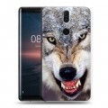 Дизайнерский пластиковый чехол для Nokia 8 Sirocco Волки