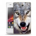 Дизайнерский пластиковый чехол для Sony Xperia E Волки