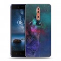 Дизайнерский пластиковый чехол для Nokia 8 Волки