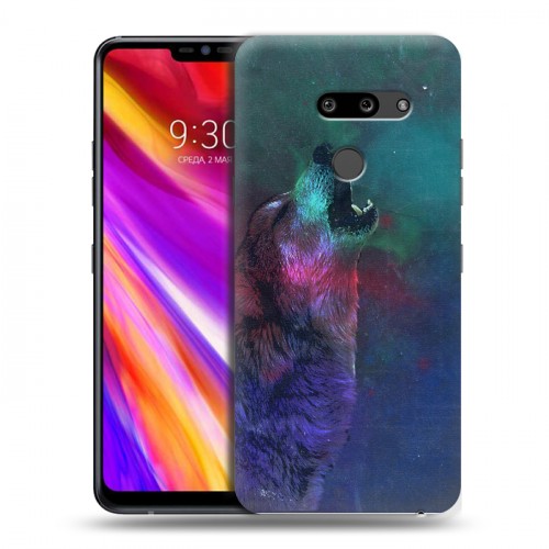 Дизайнерский пластиковый чехол для LG G8 ThinQ Волки