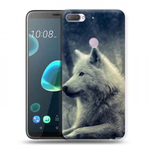 Дизайнерский пластиковый чехол для HTC Desire 12 Plus Волки
