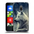 Дизайнерский пластиковый чехол для Nokia Lumia 620 Волки