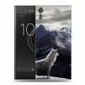 Дизайнерский пластиковый чехол для Sony Xperia XZs Волки