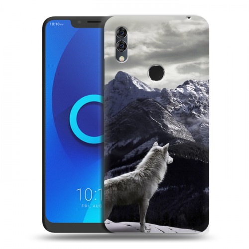 Дизайнерский силиконовый чехол для Alcatel 5V Волки