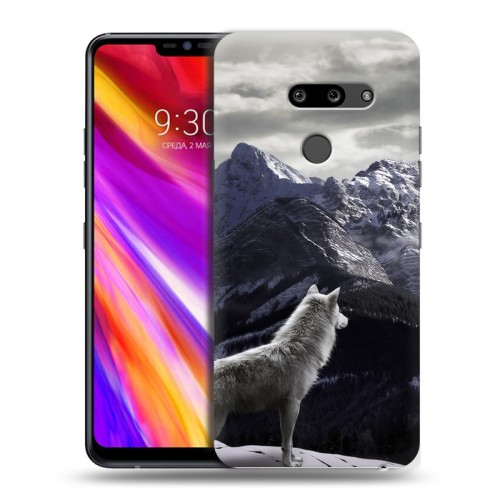 Дизайнерский пластиковый чехол для LG G8 ThinQ Волки