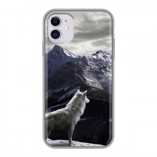 Дизайнерский пластиковый чехол для Iphone 11 Волки