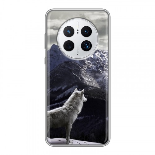 Дизайнерский силиконовый чехол для Huawei Mate 50 Pro Волки